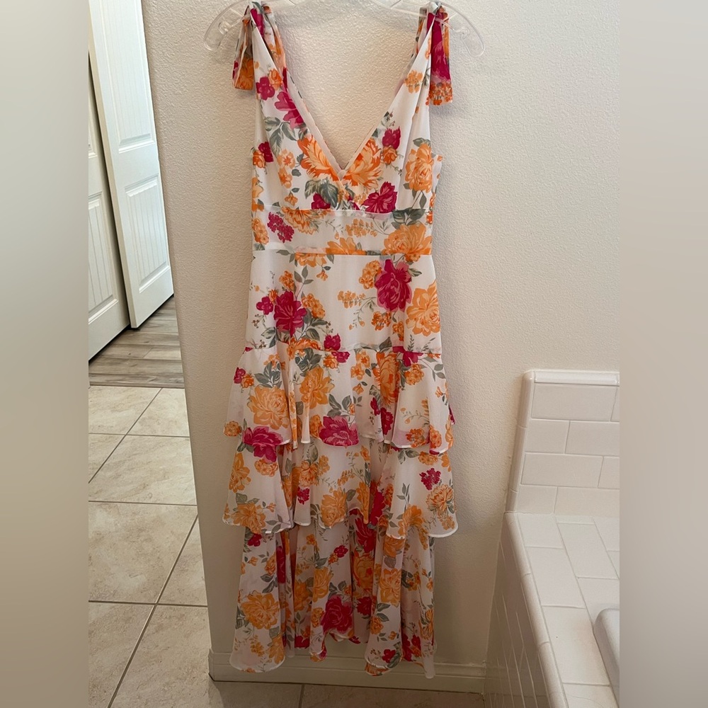 Wayf Floral Multicolor Maxi Dress